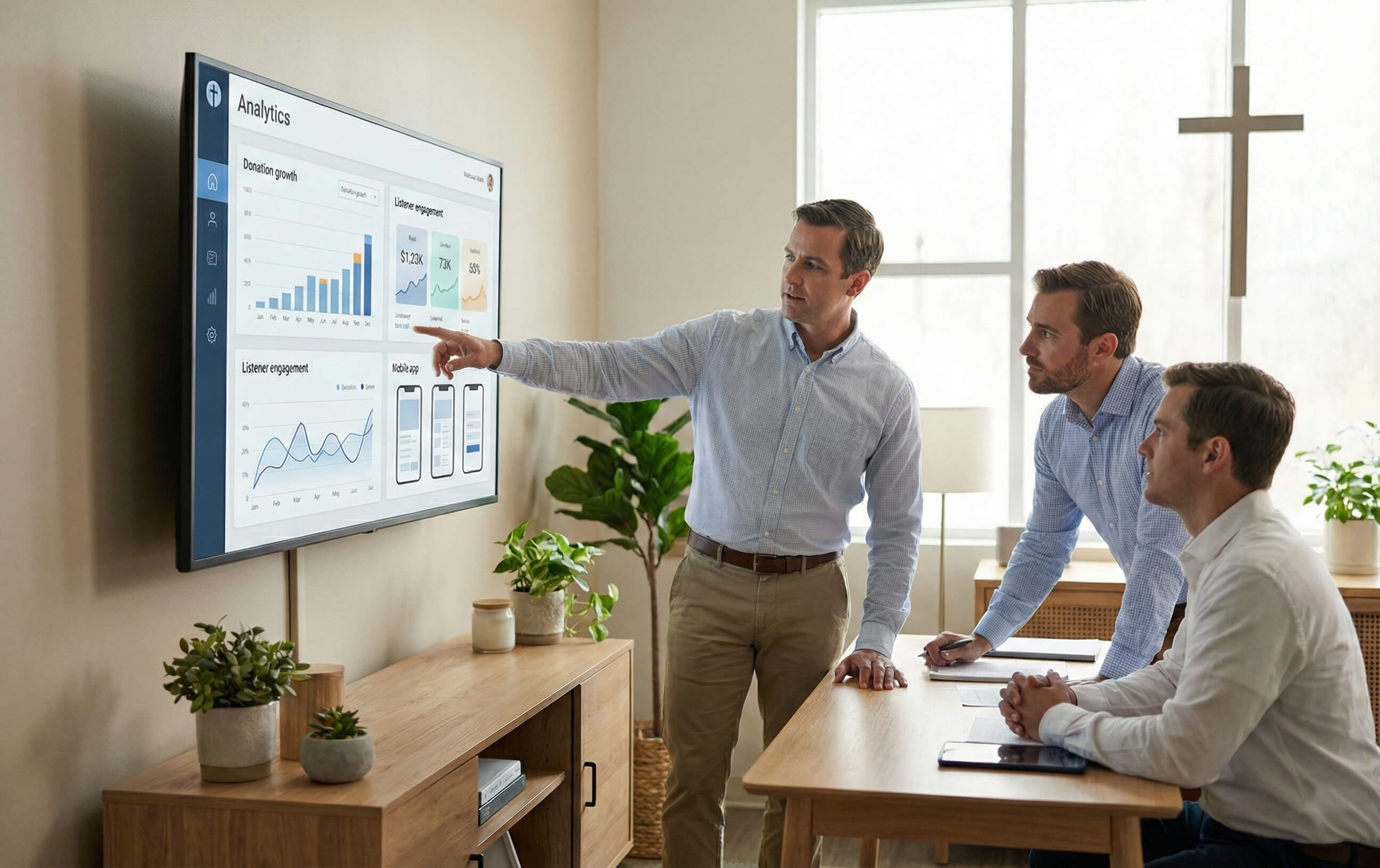 Media and nonprofit technology — Centreville Tech builds websites, donor experience, and streaming platforms for Christian radio and mission-driven organizations.