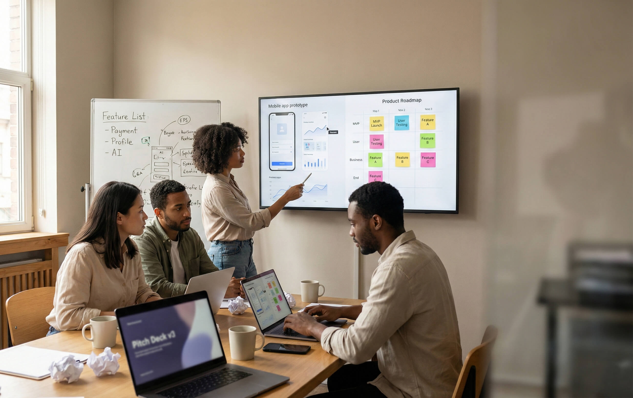 Startup and early-stage product development — Centreville Tech helps founders design, build, and launch mobile apps and software.